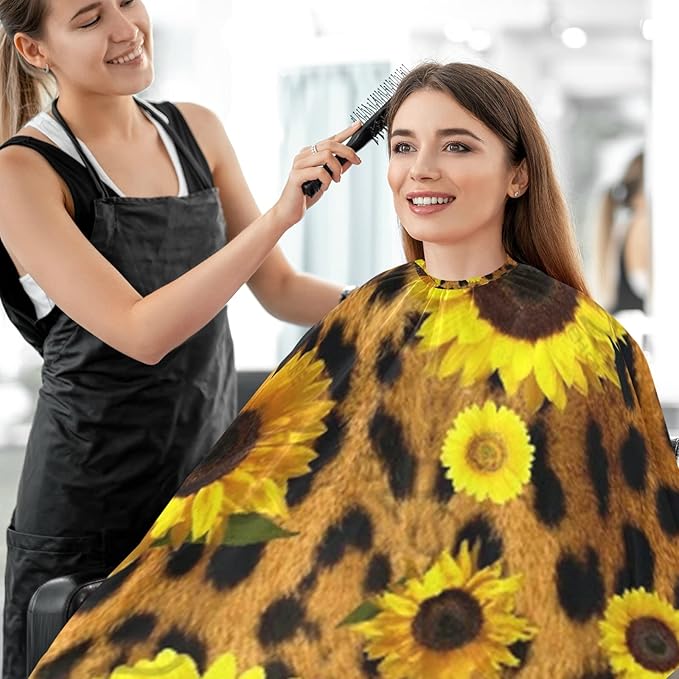 visesunny Professional Barber Cape Polyester Hair Cutting Salon Cape Apron Anti-Static Beard Bib