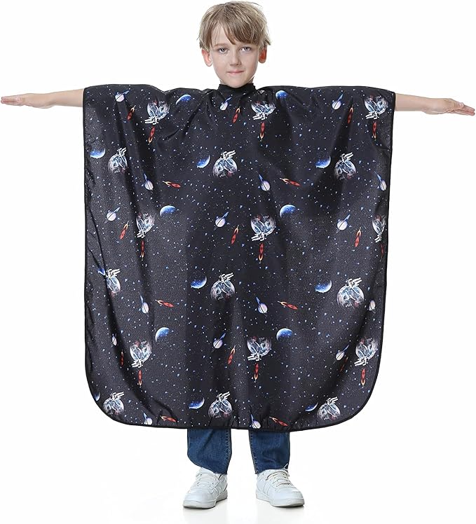 Kids Barber Cape - Professional Hair Cutting Cape,Salon Capes for Hair Stylist Shampoo Haircut Cape Barber Supplies