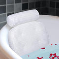 Bath Pillow for Tub Support Neck and Back, Bathtub Pillow Bath Accessories for Bathtub Women, Hot Tub Accessories for Adults White