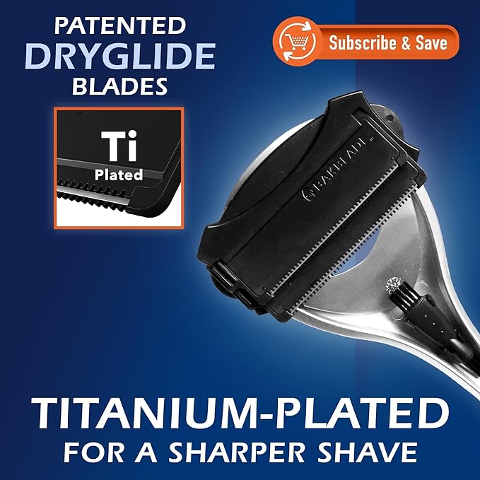 Bakblade 2.0 SilverBak Back Shavers for Men: DIY Hair Shaver, Safety Blade Technology & Ergonomic Handle, Wet & Dry Shaving (Extra Blades Included)