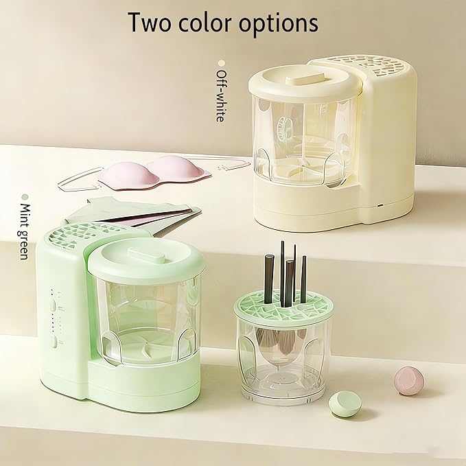 3-in-1 Electric Makeup Brush Cleaning Machine USB Portable Makeup Brush Cleaning Tool Makeup Brush Dryer Underwear Cleaning Machine suitable for various sizes of beauty sets sponges and small clothes