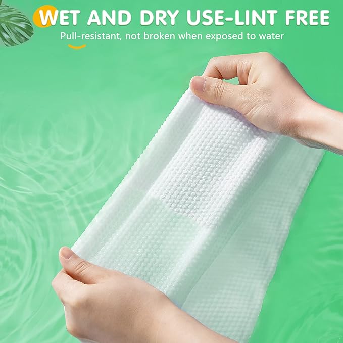 Disposable Face Towel for Dry and Wet Use, 100% Cotton Facial Tissue, Ultra Thicked Facial Cleansing Towels, Multi-Purpose Dry Wipes for Makeup Removing, Sensitive | Baby Skincare