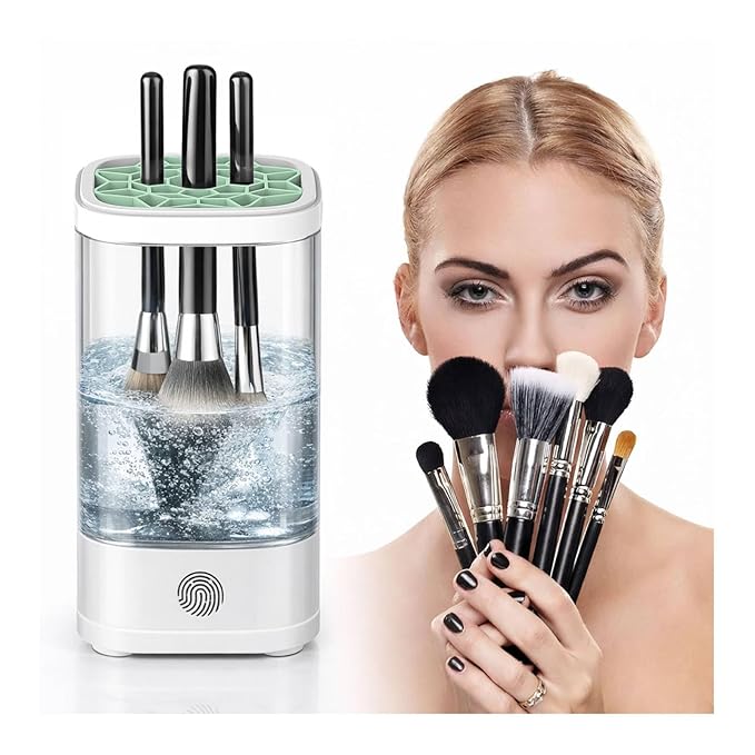 Electric Makeup Brush Cleaner Machine – 7000 RPM Deep Clean for All Make up Brush Types, Automatic Beauty Tool for Home & Travel, Ideal Gift for Women Wife Girlfriends