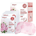 20Packs Steam Eye Mask, Heated Eye Mask Warm Compress for Eyes, Disposable Self Heating Steam Mask for Home, Sleep, Spa, Travel Essentials & Relaxation Gifts, Valentine's Day Gifts (Rose)