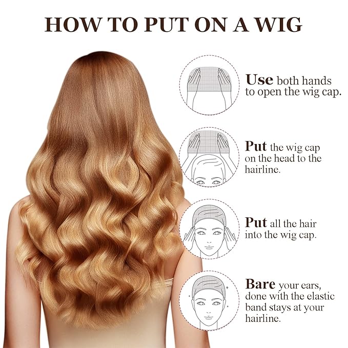 MORGLES Mesh Wig Cap for Women Men, 6PCS Hair Net for Wig Closed End, Brown, Beige, Black
