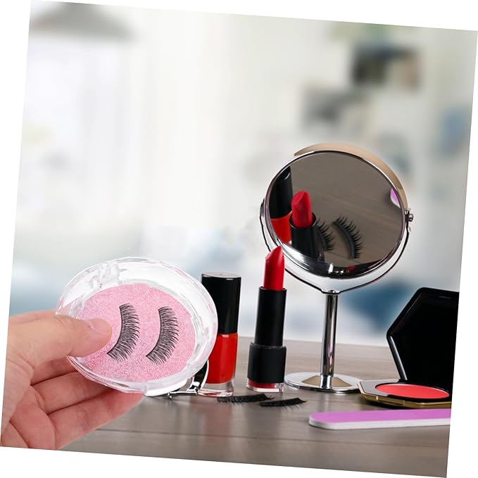 NOLITOY 3pcs Eyelash Storage Boxes Lash Case for Eyelashes Portable Makeup Storage Lash Case Travel Organizer