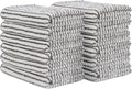 SINLAND Microfiber Face Cloths Highly Absorbent Washcloths Soft Feel Fingertip Towels Multi-Purpose Wash Cloths for Bathroom, Gym, Hotel, Spa and Kitchen, 12Inch x 12Inch