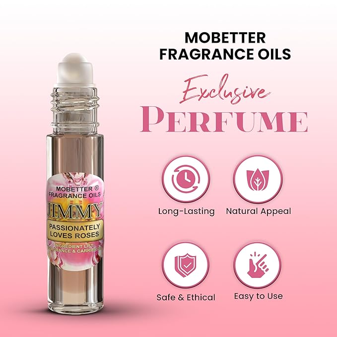 MOBETTER FRAGRANCE OILS Jimmy Passionately Loves Roses Women Perfume Body Oil