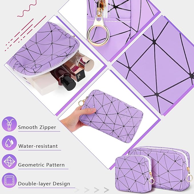 Period Bag for Teen Girls, Leather Sanitary Napkin Storage Bag, Portable Menstrual Pad Bag Period Pads Pouch, Small Make Up Bags