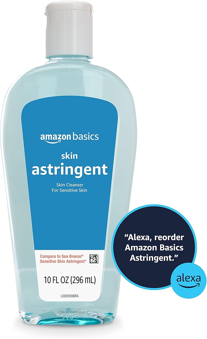 Amazon Basics Original Clean Astringent Skin Cleanser, Fresh Scent, Paraben-Free, 10 Fl Oz (Previously Solimo)