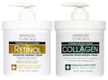 Advanced Clinicals Retinol Body Lotion + Collagen Cream Fragrance Free Face Moisturizer & Body Cream 2pc Skincare Set For Women & Men Helps Reduce Appearance Of Crepey Skin, Wrinkles, & Dry Skin, 2pc