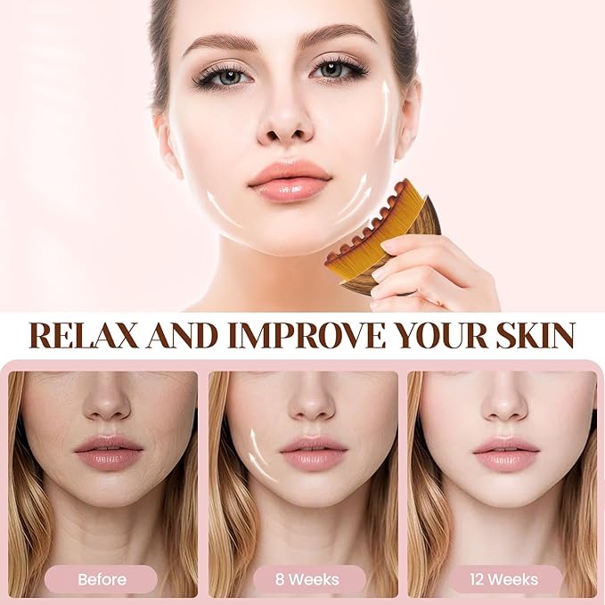 Lymphatic Contour Face Brush,Lymphatic Drainage Massager for Sculpting,Soft & Gentle Bristles Suitable for All Skin Types,Portable Ergonomic Gua Sha Brush with Travel Case