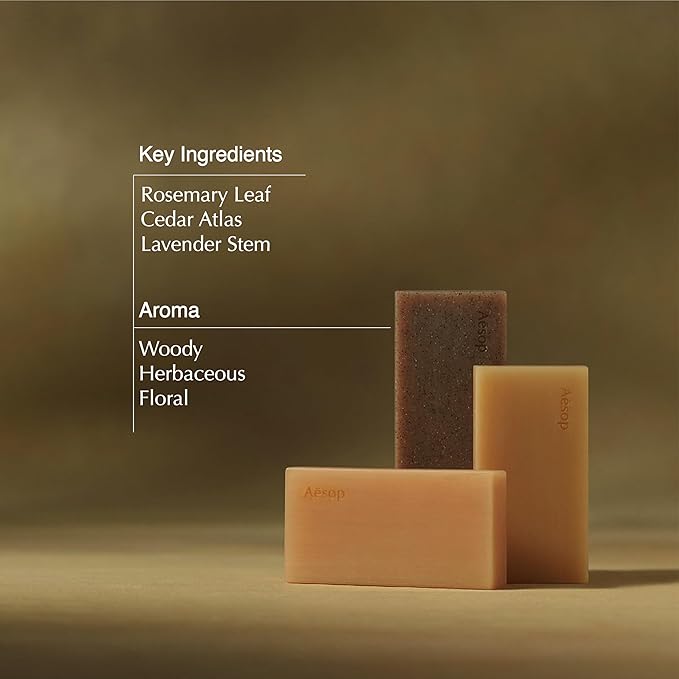Aesop Nurture Bar Soap | Moisturizing Body Cleansing Bar with Shea Butter for Dry Skin | 5.2 oz