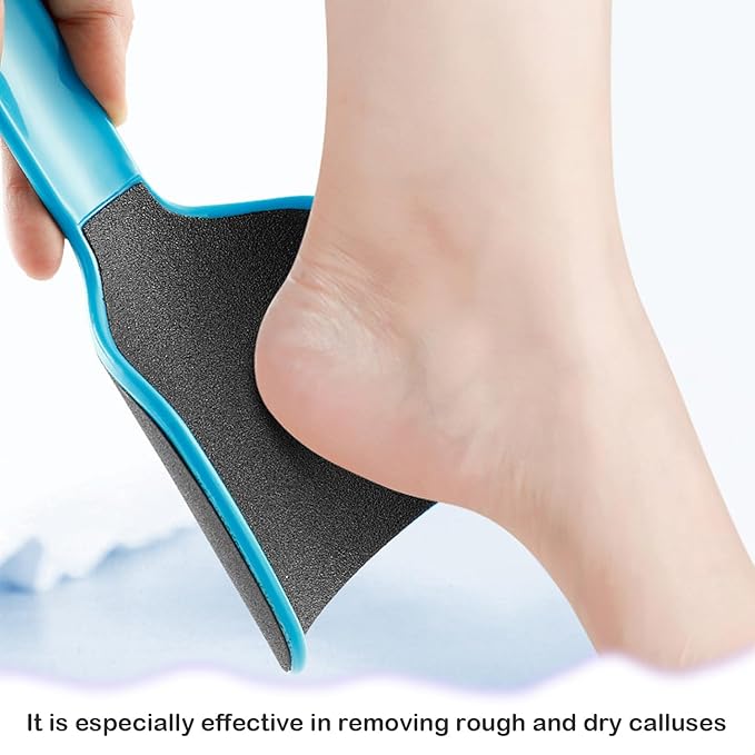 2Pcs Professional Dual Sided U Shaped Foot File Foot Files for Hard Skin Foot Scraper Rasp Dry Skin Remover Feet Dead Skin Remover for Feet