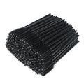G2PLUS 300PCS Eyelash Brush, Disposable Eyelash Mascara Brushes Wands Applicator Tools Makeup Brush Kits, Eyelash Spoolies Eyelashes Brush for Eyelash Extensions and Eyebrow Brush (Black)
