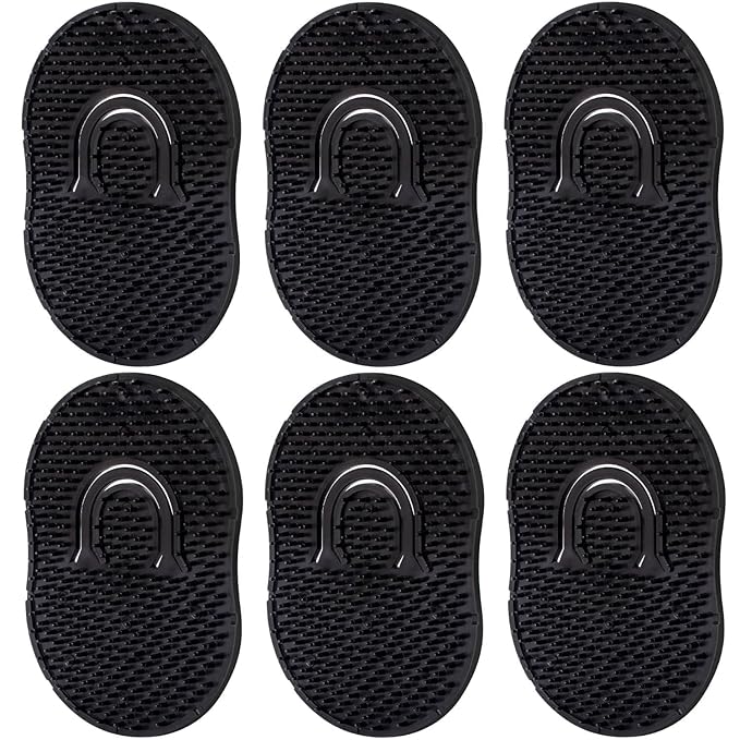 Portable Grooming Set: Plastic Massage Combs, Beard Brush, Scalp Shampoo Brush, and Pet Grooming Brushes for Home and Travel (6 Pack)