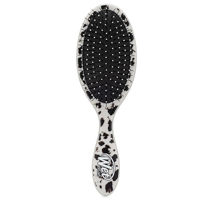 Wet Brush Original Detangler Hair Brush - Tan Leopard (Safari) - All Hair Types - Ultra-Soft Bristles Glide Through Tangles with Ease - Pain-Free Comb for Men, Women, Boys & Girls
