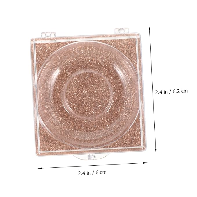 6pcs Transparent Lash Case for False Eyelashes Storage Lightweight and Portable Design with Easy Access for Organizing Faux Tools