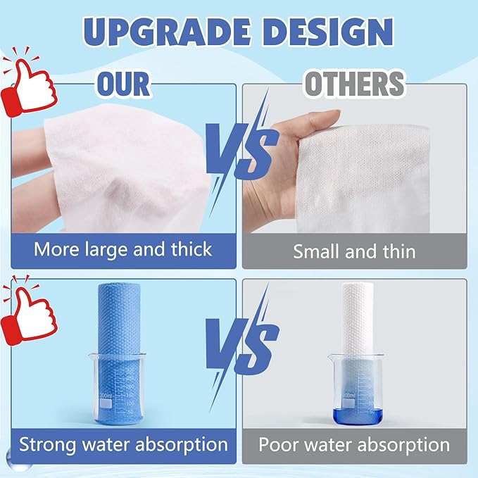 40 Pack Compressed Towel, 11.9in x 15.8in Large Magic Disposable Towel, Compressed Bath Towels, Large Size Coin Towels Portable Camping Towels for Hotel, Camping, Hiking, Outdoor Sports, Beauty Salon
