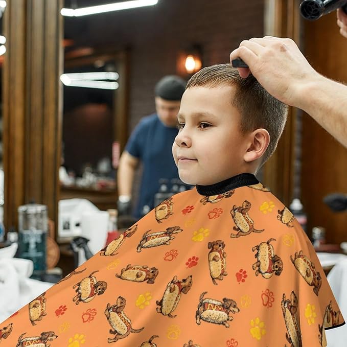 Barber Cape for Kids Funny Duck Haircut Cape Professional Salon Cape Waterproof Hair Cutting Styling Haircut Apron