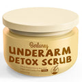 Oat Armpit Detox Scrub 8.8 oz with Peppermint, Aloe Vera and Walnut Shell Powder, Underarm Scrub Helps on Removing Odor, Deep Cleanse & Exfoliating, for Legs, Knee, Feet, Hands Whole Body, Armpit