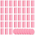 Mifoci 960 Pieces Pink Compressed Facial Sponges for Estheticians, Makeup Removal Sponge Pads for Women Spa Exfoliating Face