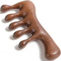 Loc Comb, Loc Comb for Sisterlocks, Wooden Scalp Massager for Scalp Gua Sha - Sandalwood