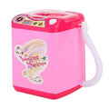 Makeup Washing Machine, Simulation Mini Makeup Brush Cleaner Electric Make Up Sponge Puff Cleaner Device Automatic Cosmetic Tool for Girls and Women
