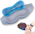 3D Cooling Sleep Mask Blackout Gel Eye Mask for Cold Hot Compress, Cooling Weighted Eye Mask for Sleeping, Zero Eye Pressure, Ice Cold Pack, Cold Compress for Puffy Eyes