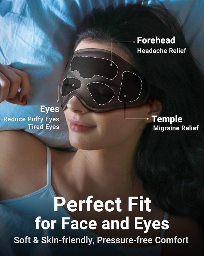 Cooling Eye Mask for Puffy Eyes: Fsa Eligible Items Hsa, Ice Eye Pack for Magraine After Surgery Relief - Reuable Cold Compress for Headache Puffiness - Comfortable Perfect Fit Gel Sleep Mask