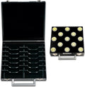 Diamondg Pet Grooming Clipper Blade Case with 14 Slots – Durable ABS Storage Box with Secure Latches, Organizer for Dog & Cat Grooming Blades, Professional Groomer Accessory, Black