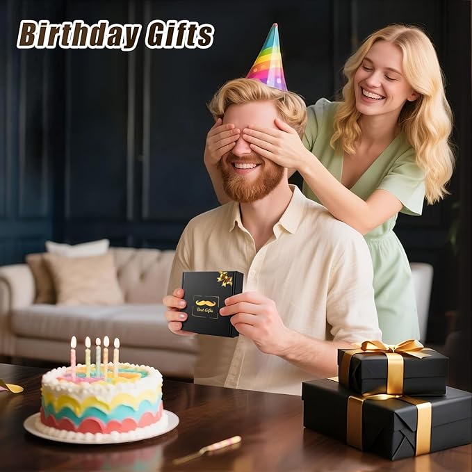 Beard Brush Beard Comb Set for Men Dad: Beard Care Kit Mens Gifts, Natural Boar Bristle Brush Pear Wood Comb, Great for Travel Facial Hair Grooming as a Styling Tool, Growth, Detangles, Shine