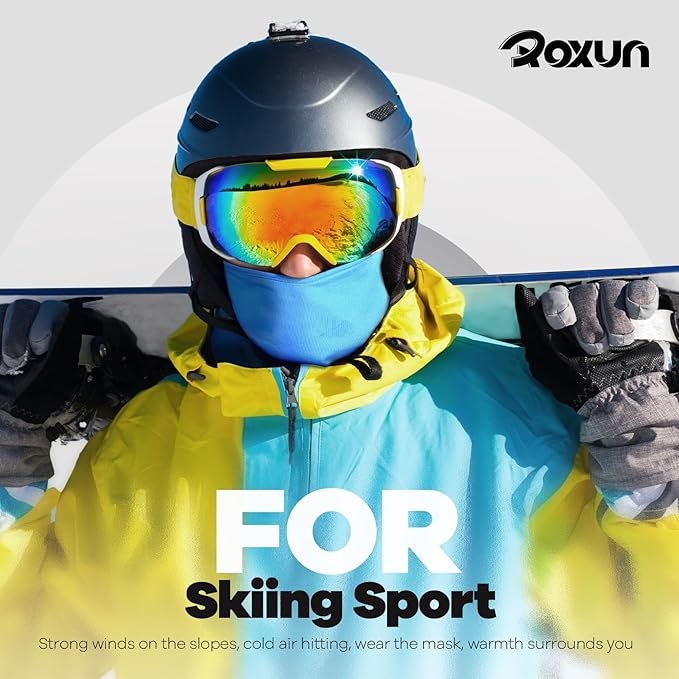 Ski Mask Balaclava Shiesty, 2 Pack Cold Winter Warm Windproof Motorcycle Neck Gaiter for Men/Women