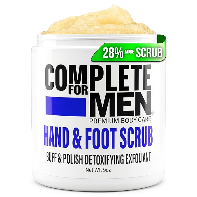 Hand and Foot Scrub: Exfoliating Feet, Hand Exfoliant, Sugar Scrub for Dry Skin, Moisturizing Rough Skin Remover, Ideal for Hands and Feet Care, Scrub for Men
