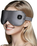 Cordless Dual Cooling & Heating Eye Mask, Heated Eye Mask for Dry Eyes Relief, 3 Heat Settings, Washable Eye Cover, Warm Heating Pad for Stye Eye Treatment, Gel Pad for Puffy Eyes