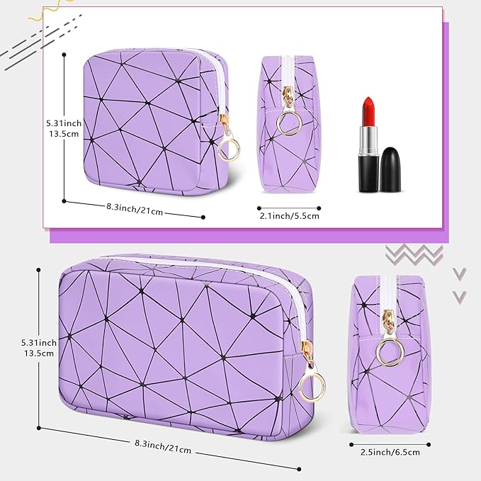 Period Bag for Teen Girls, Leather Sanitary Napkin Storage Bag, Portable Menstrual Pad Bag Period Pads Pouch, Small Make Up Bags