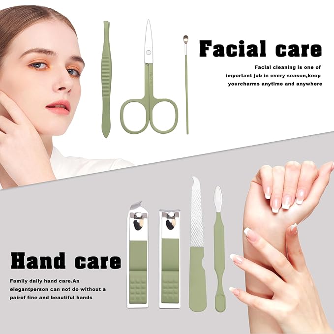 Manicure Kit,Nail Clippers for Men Valentine's Day,Easter Basket Stuffers for Teens,Pedicure Tools for Feet,Manicure Set,Mens Grooming Kit,Nail Clipper Set,Travel Essentials for Men