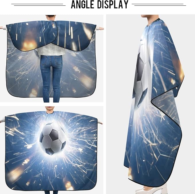 visesunny Professional Barber Cape Polyester Hair Cutting Salon Cape Apron Anti-Static Beard Bib
