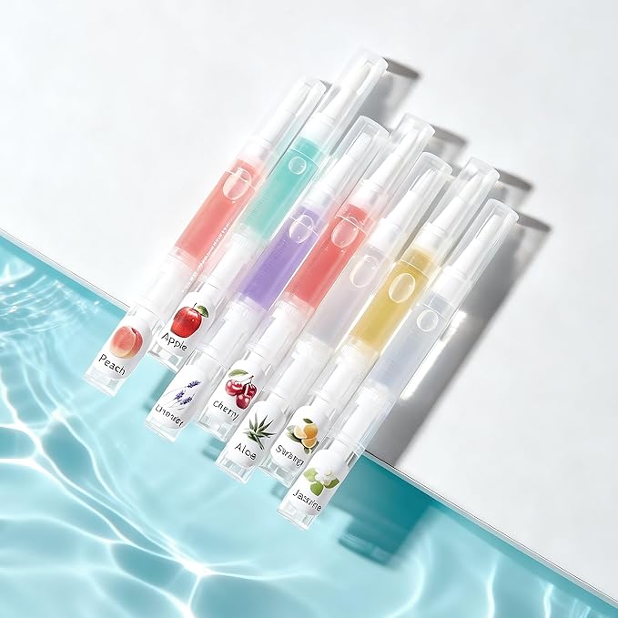NOVAL Cuticle Oil Pen Set - 15 Scented Cuticle Oil Pens for Healthy, Strong Nails - Bulk Pack for Nail Salon - Nourishing, Travel-Friendly, Perfect for Home Use