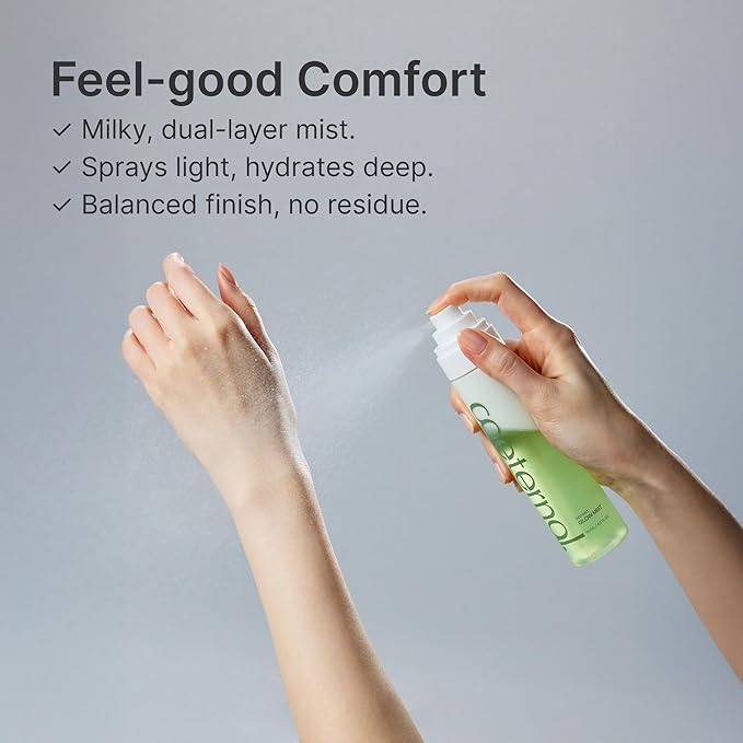 Instant Glow Mist, Hydrating Lightweight Korean Face Mist with Algae 11, Niacinamide and Turmeric root, Moisturizing Spray for Dewy, Glass Skin, For Dry or Sensitive Skin, 120ml / 4.0 fl.oz.