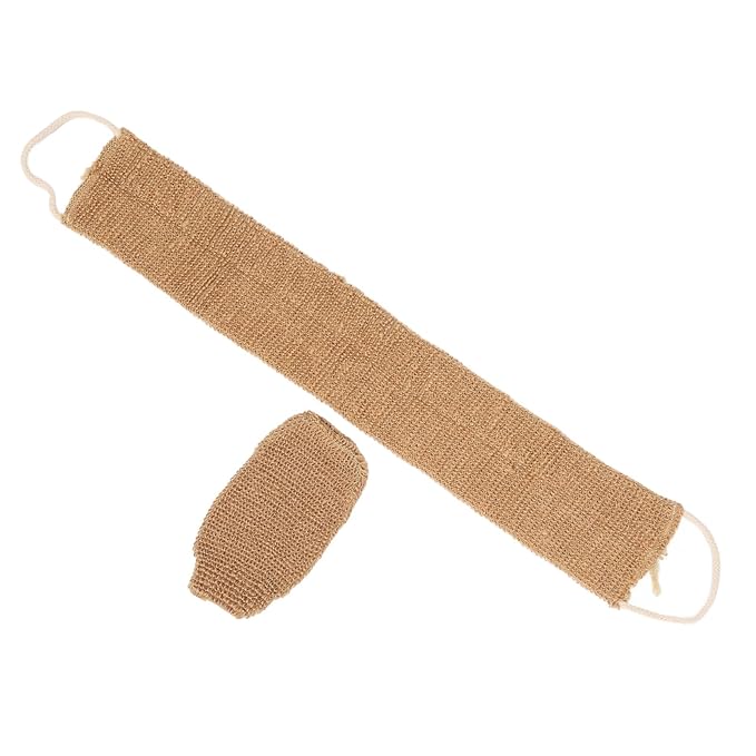 ZJchao Back Scrubber Strap Long Handle Back Scrubber Bath Glove Set with Exfoliating Textured Surface for Deep Cleaning Home Travel