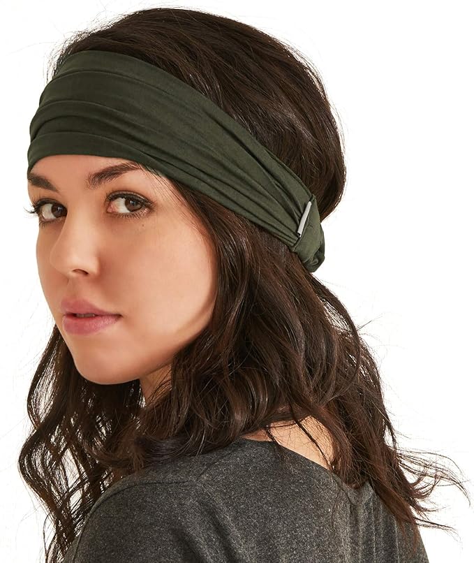 CHARM Headband for Men, Japanese Style Bandana Head Bands for Women and Men, Stretch Hair Band for Sports & Daily Wear by Casualbox