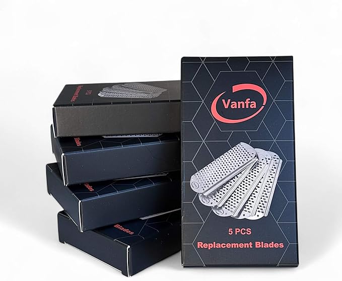 Vanfa Replacement Blades #79018 for Pedicure Foot File Scrubber Callus Remover (Pack of 25)
