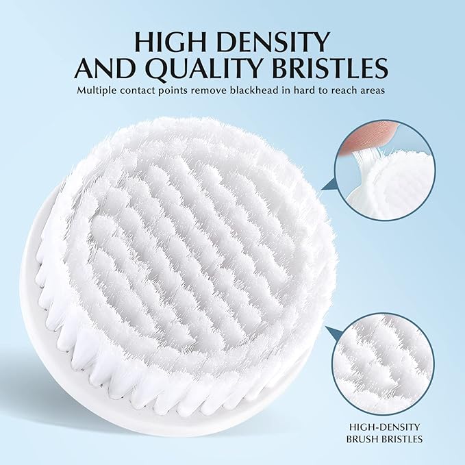 Only Compatible with COSLUS 7IN1 FBS-D Face Cleansing Brush Replacement Heads 4 PCS
