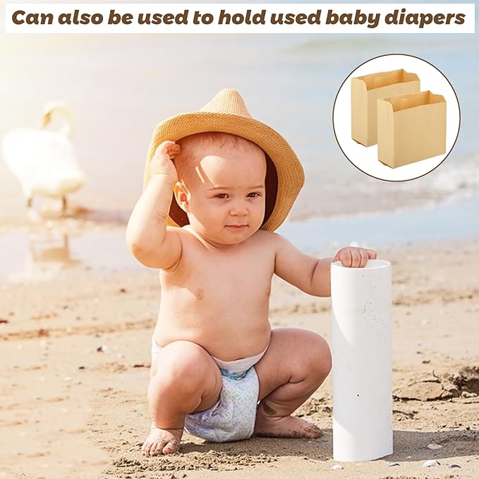 300 PCS Feminine Hygiene Liner Bags, 8.1'' x 7.5'' x 3.5'' Waxed Sanitary Napkin Disposal Bag, Waste Receptacle Paper Liners, Feminine Hygiene Bag for Bathroom, Commercial, Personal Restroom