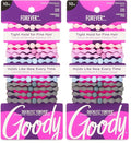 GOODY Ouchless Forever Elastics, Hair Accessories for Men, Women, Boys and Girls to Style with Ease & Keep Your Hair Secured, Pain Free for Fine to Medium Hair Types, Assorted, 10 Count (Pack of 2)