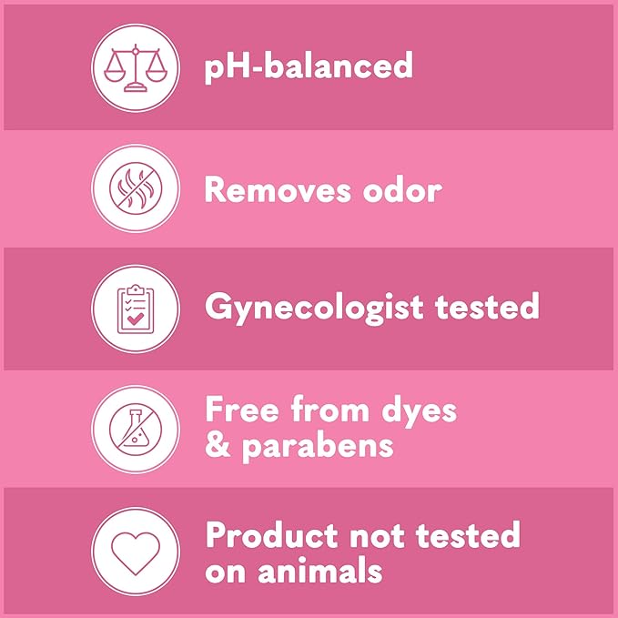 Summer's Eve Simply Sensitive Feminine Wipes, Gentle pH-Balanced Micellar Water Based Formula Helps Control Vaginal Odor, Resealable Pack, 32 Wipes, Pack of 4