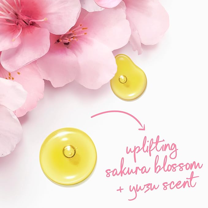 Dove Sakura Body Wash Uplift Sakura Blossom and Yuzu for 24hr Lotion-Soft Skin Moisturizing Skin Cleanser with No Sulfates No Parabens 30.6 Fl Oz