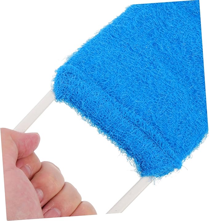 Double-Sided Bath Scrubber Strap for Men and Women Exfoliating Back Scrub Towel with Massage Texture 27.16In Long Body Scrub Belt for Shower and Spa