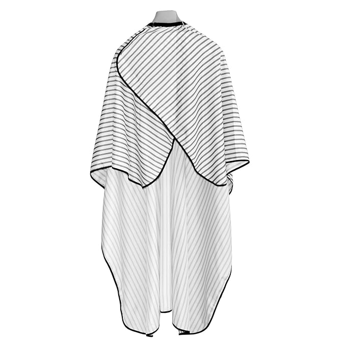 Barbers Cape Hairdressing Gown – Waterproof Professional Hairdressers Salon Cape Cloth Hair Cutting Apron for Hair Styling,Cuts and Colors - 63" x 57"